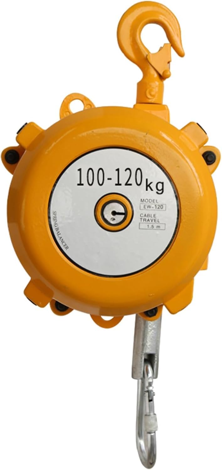 VUIKLCty Spring Balancer Tool Balancer With Wire Rope And Hook For Workshop And Automotive Equipment (Size : 100-120kg)