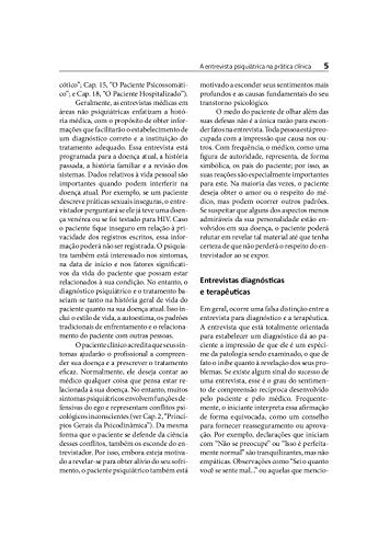 A Entrevista Psiquiátrica na Prática Clínica: De Acordo com o DSM-5
