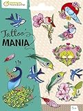MY MANDARINE CC055C - TATOO'MANIA - 1 feuille 10,5x16 cm de 13 tatoos - À partir de 5 ans - OISEAUX