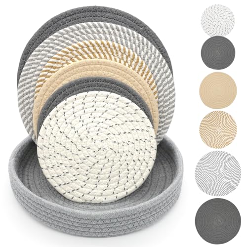 6PCS Trivets for Hot Dishes - 7