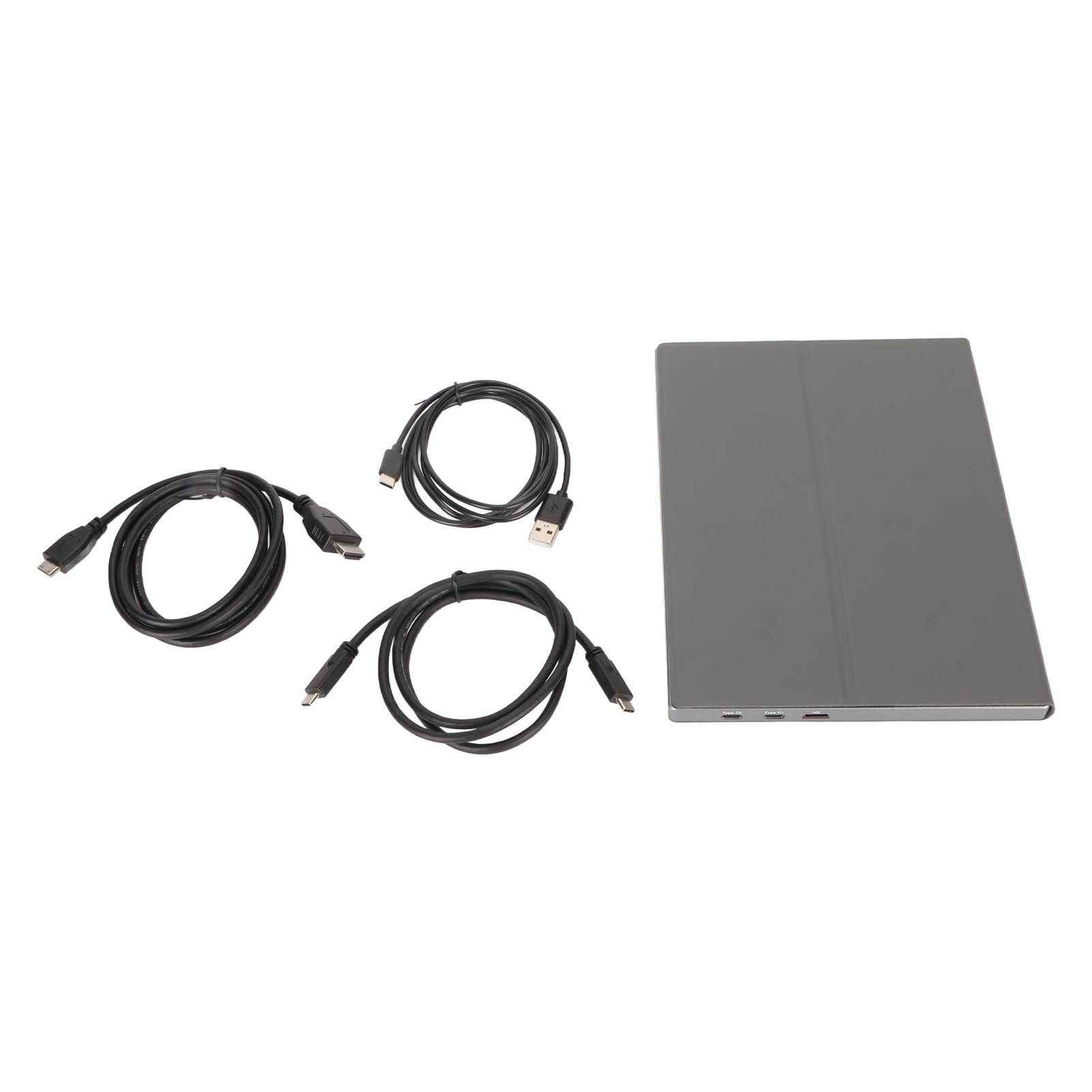 Przenośny Monitor, 10,5-calowy Ekran Dotykowy FHD IPS 1080P, Wyświetlacz Komputerowy USB C HDMI z inteligentną osłoną, Zewnętrzny Monitor do Gier do Konsoli Steam, Switch,