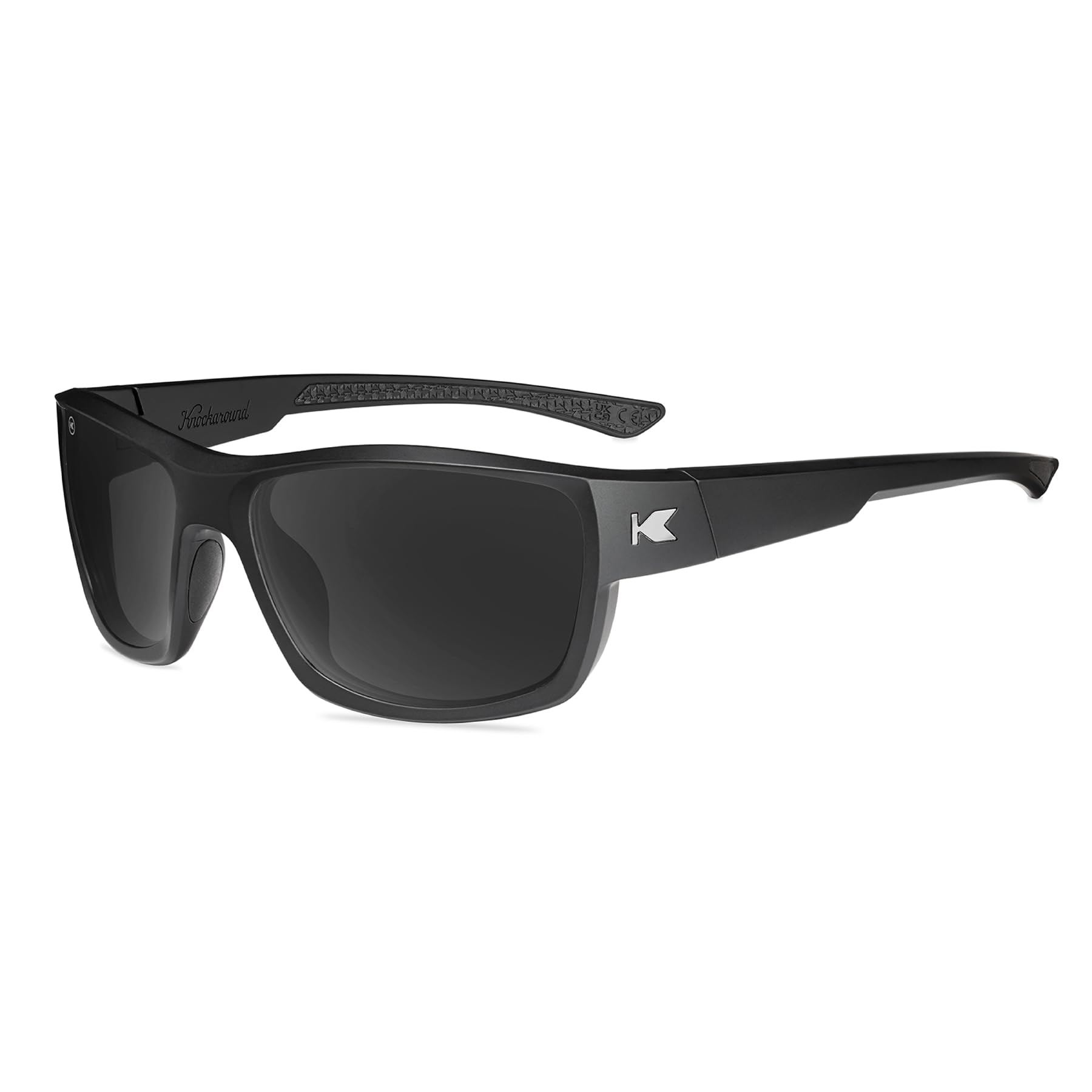 Knockaround High Stakes Sport Polarized Wraparound Sunglasses for Men & Women - UV400 Protection - Fishing, Running, Baseball