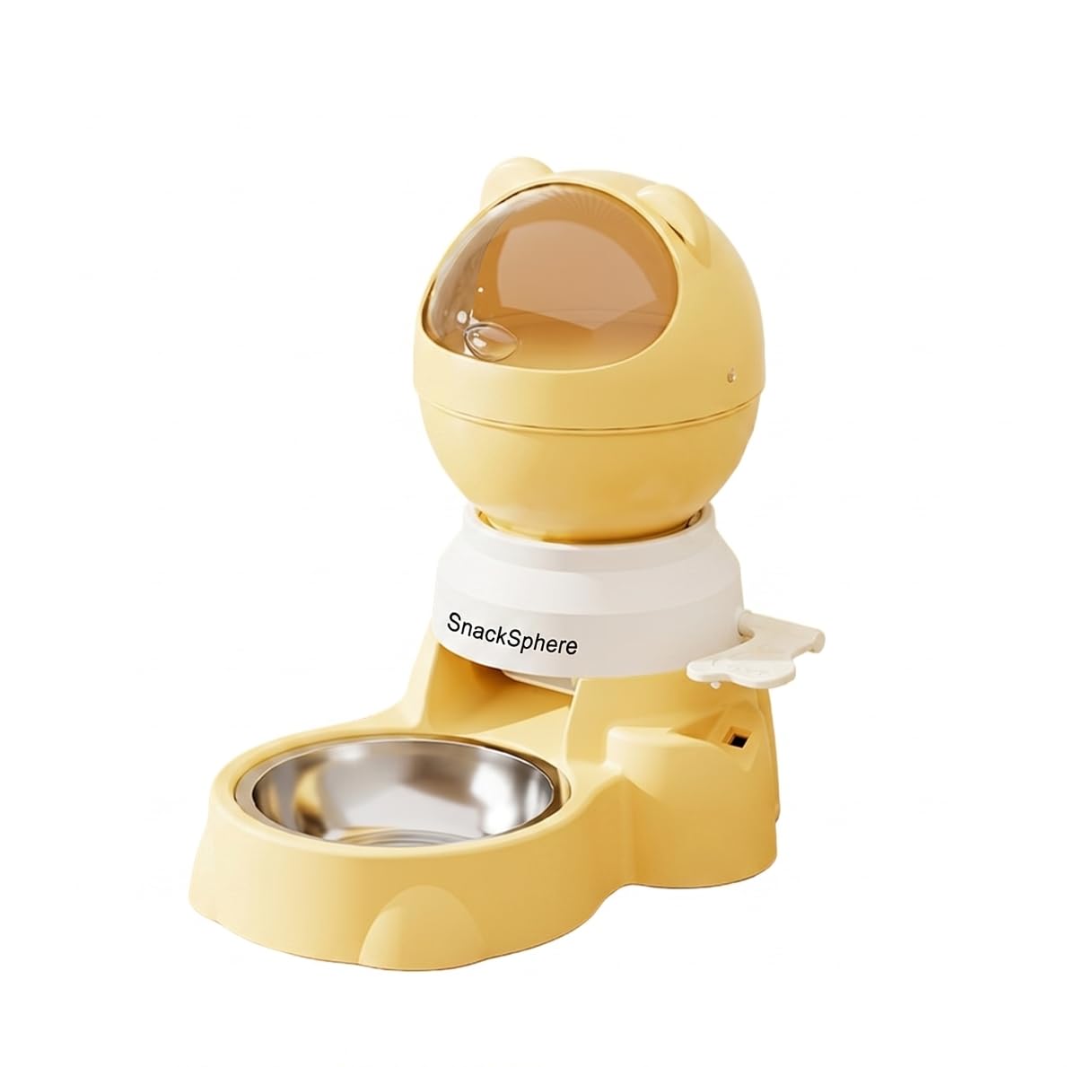 Dispenser di dolcetti per gatti, dispenser di dolcetti per cani a forma di orso da 1, 5 litri, mangiatoia lenta interattiva per una sana digestione e addestramento (stile 2)