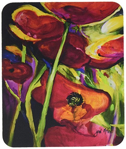 Caroline's Treasures Red Flowers & berries Mouse Pad/Hot Pad/Trivet (6043MP) [sAi]