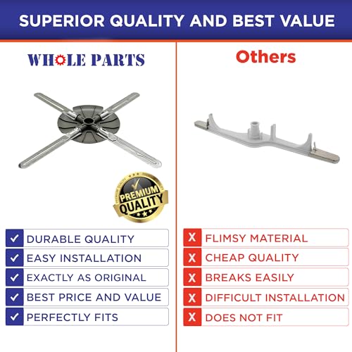 Upgraded Whole Parts Dishwasher Lower Spray Arm/Wash Arm Part# W10320510 - Replacement and Compatible with Some Kitchen Aid and Whirlpool Dishwashers by Whole Parts - Image 6