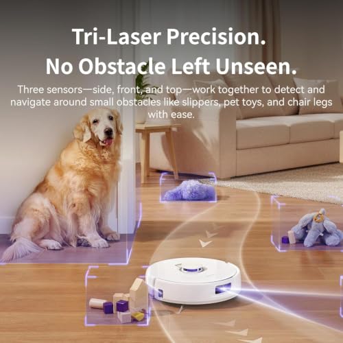 Image of NARWAL Freo X20 Plus Robot Vacuum and Mop, 7-Week Dust Storage, Zero Tangles, 13000Pa Suction, Mopping, Tri-Laser Obstacle Avoidance, LiDAR Navigation, Multi-Floor Mapping and App Control - 2026
