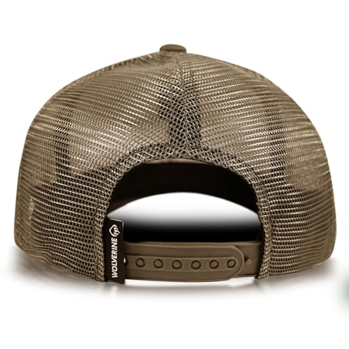 Image of Wolverine Trucker Hat | Mesh Back | Snapback | Adjustable | Rugged | Durable | Workwear