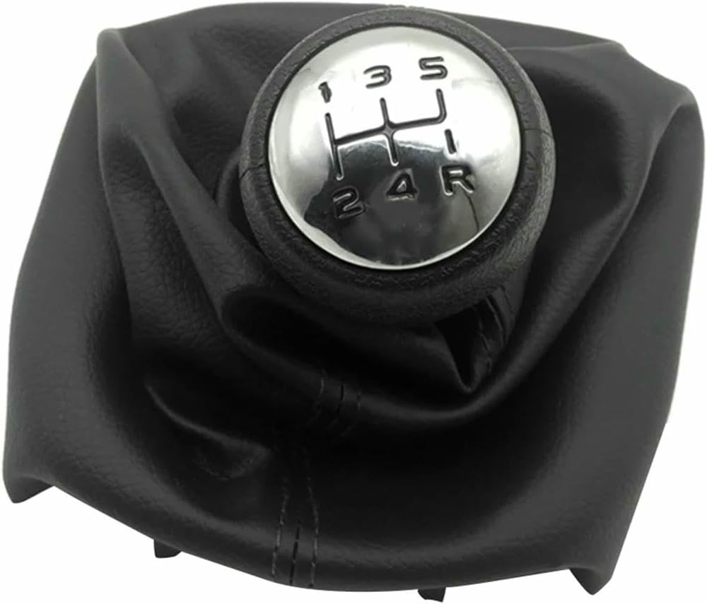 GZNBB Car Manual Gear Shift Knob Boot Cover Gaiter Lever Shifter Handle Stick, for Peugeot for 207 2006-2013 for 307 2001-2008 for 406 1996-2004