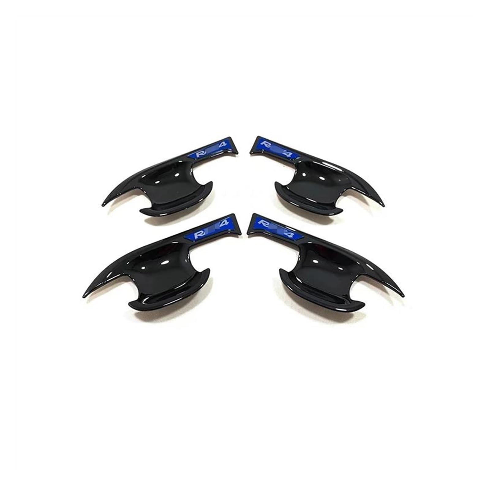 Noheeu Black 2 Car Styling Stickers For Toyota Rav4 Xa50 2019-2022 Protective Cover Door Handle Outer Bowls Trim(Black 2)