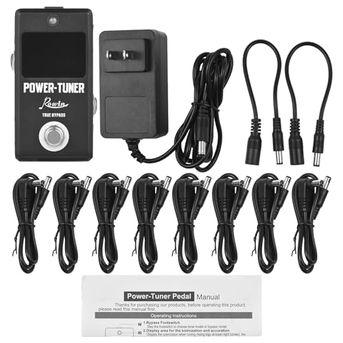 Jemora Tuner Pédale True Bypass LED Indicateur Lumineux 12 Hz-4186 Hz Accordeur de Guitare électrique DC 12 V 1/4″ Mono 8 canaux de Sortie de Puissance Protection Contre Les Courts-Circuits - Les Beatles, Paul McCartney, John Lennon, RIngo Starr, George Harrison Jemora Tuner Pédale True Bypass LED Indicateur Lumineux 12 Hz-4186 Hz Accordeur de Guitare électrique DC 12 V 1/4" Mono 8 canaux de Sortie de Puissance Protection Contre Les Courts-Circuits – Image 8