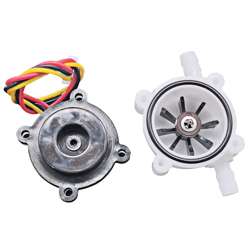 G1/4" Quick Connect Coffee Maker Water Flow Sensor Food-Grade Switch Hall Effect Flowmeter Fluid Meter Counter 0.3-6L/min YF-S402