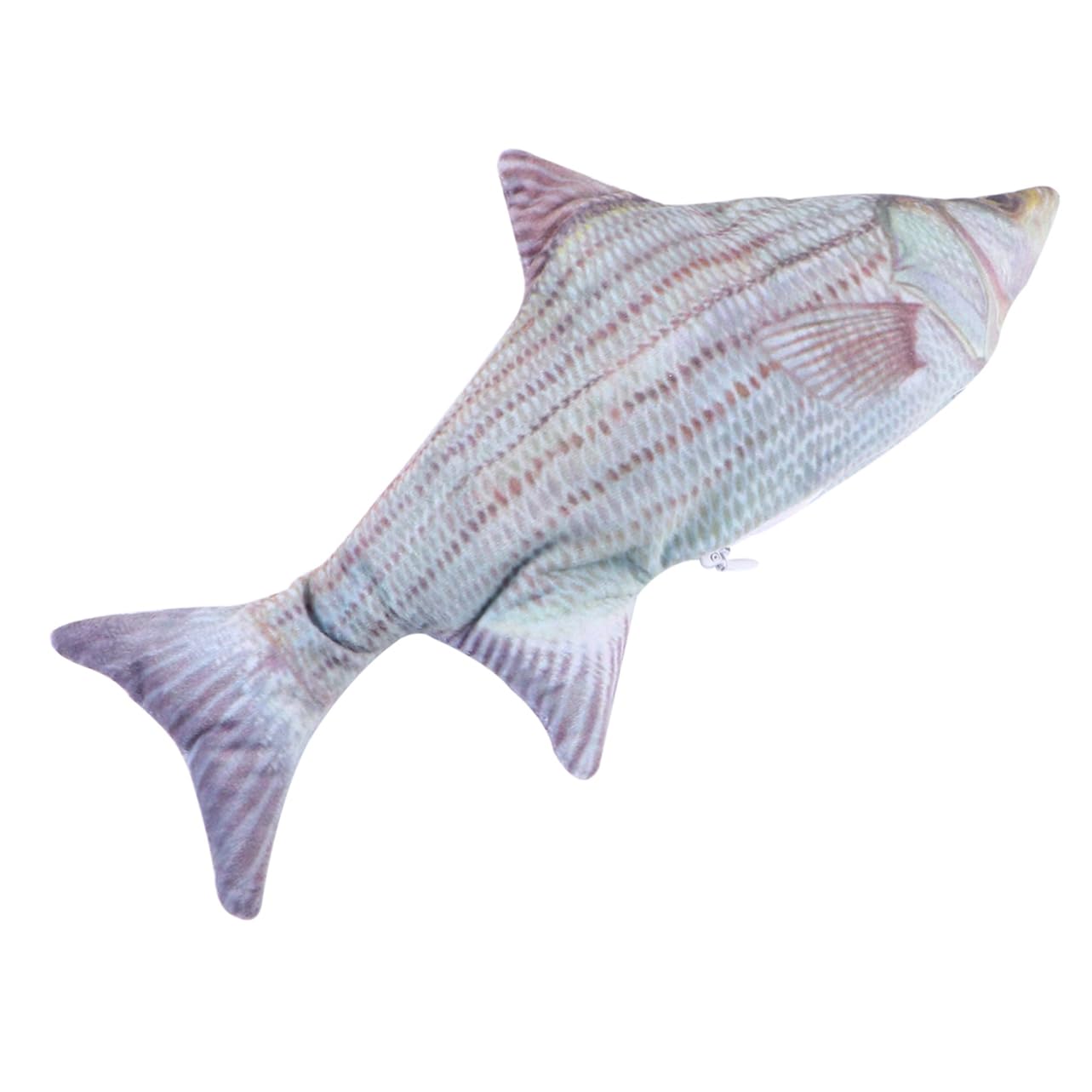 Happyyami 3pièces USB Rechargeable Jouet Poisson Électrique Peluche pour Chats Jouet Interactif Sautant Forme De Bream pour Instinct De Chasse Et Éviter Les Dommages Aux Meubles