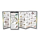 Earth Sky + Water FoldingGuide� - Sibley�s Backyard Birds of the Pacific Northwest - 10 Panel Foldable Waterproof Nature Identification Guide