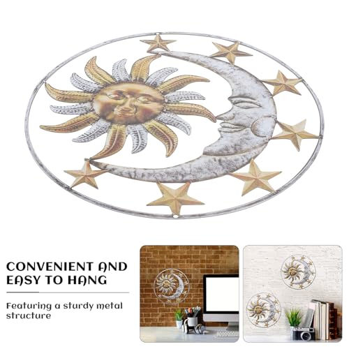 Decoración de pared de hierro duradera para interior, exterior y jardín 3