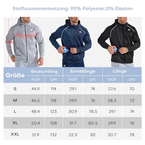 Chaqueta deportiva de corte holgado con cremallera y capucha 6