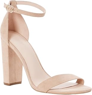 Lorelai Womens Heels - The Perfect Womens Shoes Dressy Casual Style, Open Toe Block Heel, Women's Summer Shoes Heels for Women - Womens Heel