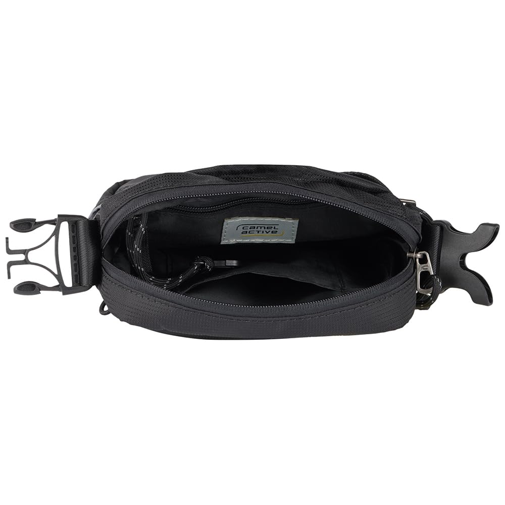 camel active Connect Crossbag męska torba, czarna, czarny, S