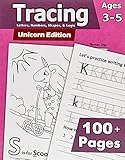 Tracing: Letters, Numbers, Shapes, and Logic - Unicorn Edition: Preschoolers and Kids Ages 3-5 -...
