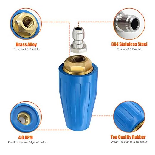Turbo Rotary Nozzle for Pressure Washers