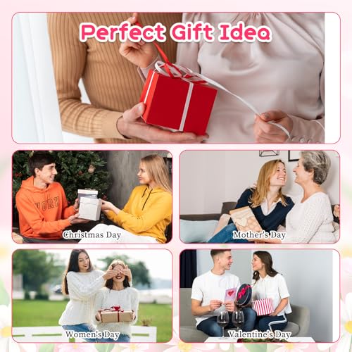 Floral Makeup Bag Travel Cosmetic Bag Organizer Aesthetic Quilted Cute Pink Flowers Zipper Toiletry Make Up Pouch Portable Cloth Storage for Women Girls Pen Case4