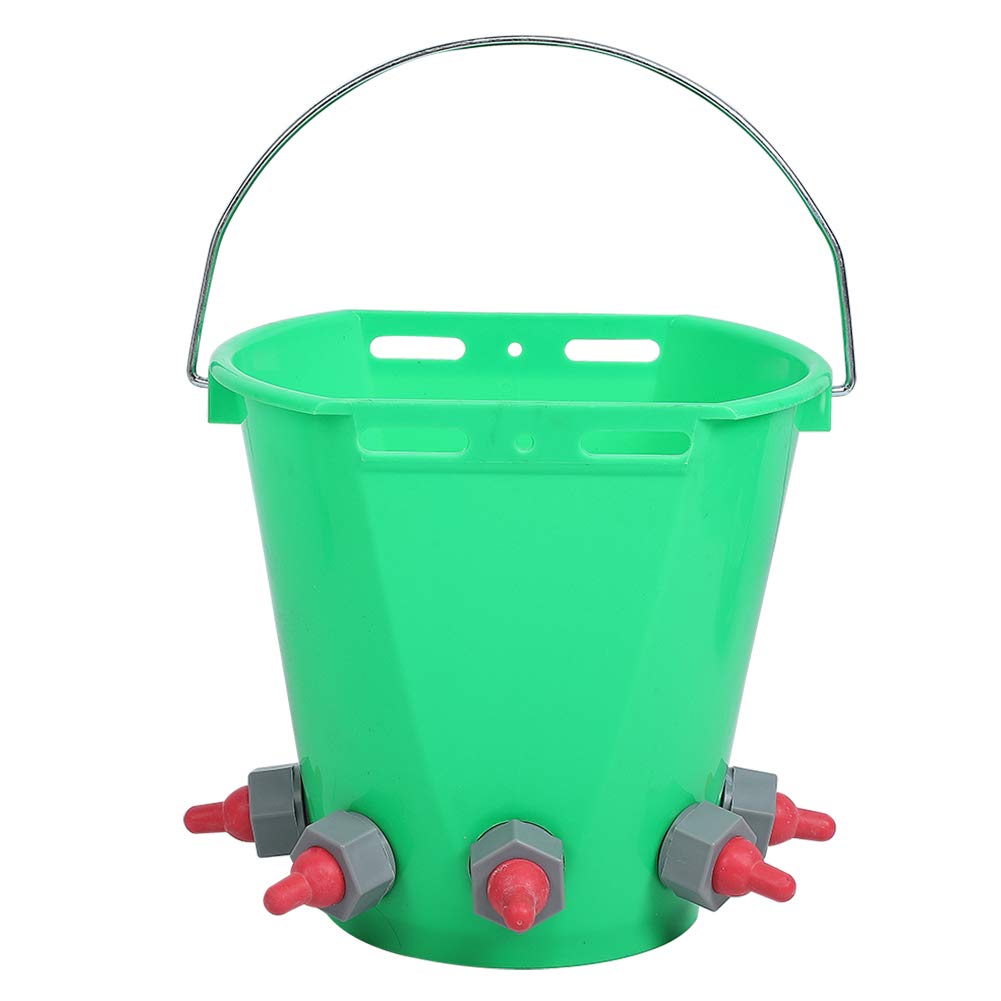 HL MP69 Plastikowe smoczki 8L Wiadro na mleko jagnięce o dużej pojemności dla bydła Owce Zwierzęta gospodarskie Typ montażu Konstrukcja smoczka Solidny Trwały Długa żywotność (Model z pięcioma ustami)