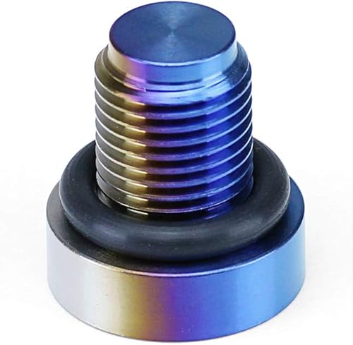 Miniatura 4 de Tornillo de purga de refrigerante de titanio reemplaza el plástico OEM HW22-1001