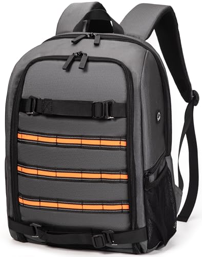 Ficha técnica Mochila para Cámara 23L Paquete de Cámara Fotografía Profesional Mochila Cámara DSLR Compatible Computadora Portátil de 15.6 Trípode Gris 3 - Fernando Cortés Ficha técnica Mochila para Cámara 23L Paquete de Cámara Fotografía Profesional Mochila Cámara DSLR Compatible Computadora Portátil de 15.6 Trípode Gris 3 - Fernando Cortés