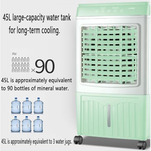 Climatiseur mobile portable 45L avec télécommande et minuterie