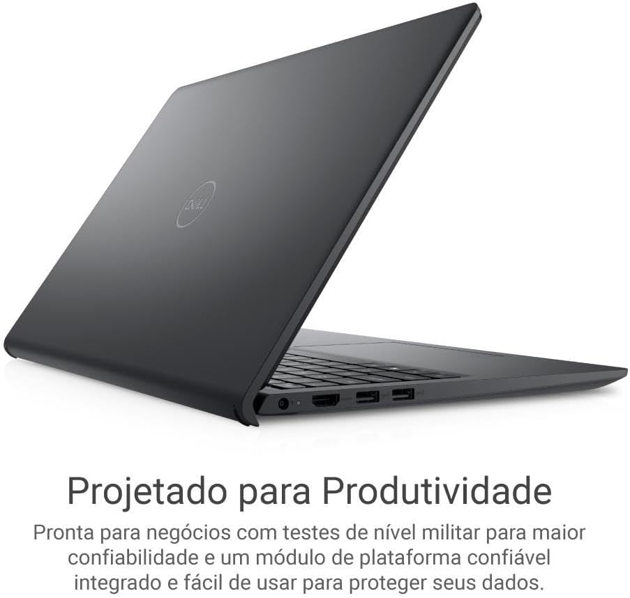 Notebook Dell Intel Core I5-1334u 16gb 256 Ssd 15,6 Full Hd Preto