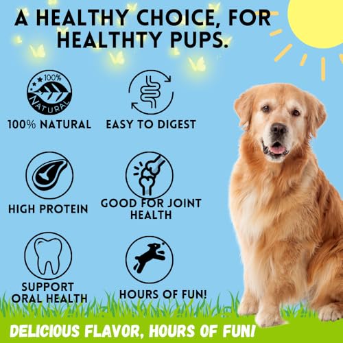 Image of BULLYSTICKS & MORE 10 Inch Beef Collagen Rolls for Dogs (Extra Thick - 4 Count) - Bones for Dogs - Dog Parents Choice - No Hide Beef Cheek Rolls