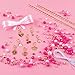 Make It Real - Juicy Couture Perfectly Pink Bracelet Making Kit - Kids Jewelry Making Kit - DIY Charm Bracelet Making Kit for Girls - Friendship Bracelets with Beads for Girls 8-10-12-14