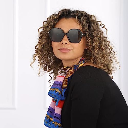 Tom Ford Sunglasses FT 1032 Romy 01A Shiny Black, t Logo, Eco/Blue Lenses2