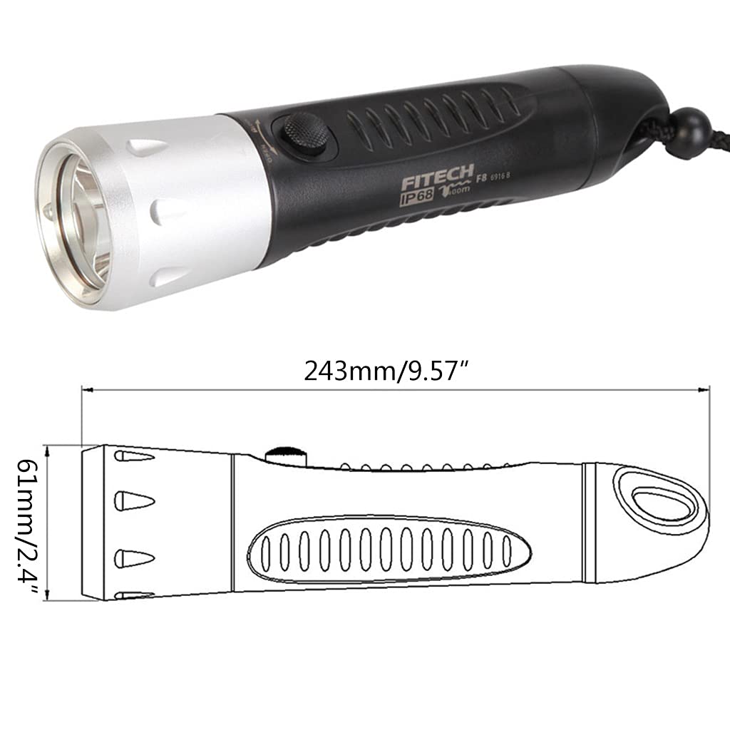 wasserdichte LED Flashlanp Unterwasserbeleuchtung 3 Unterwassersport 2 Zur Auswahl Tauchlampe