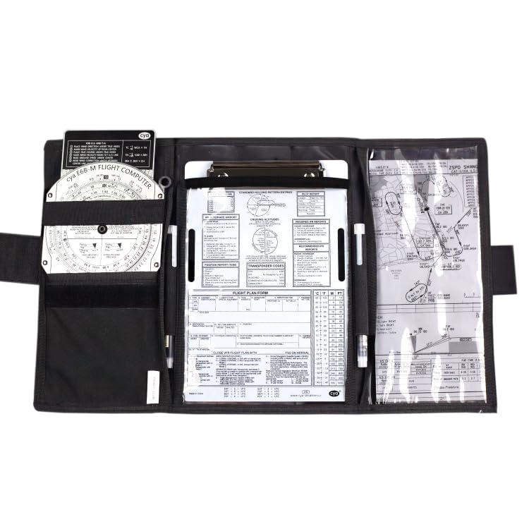 Porta rodilla piloto CYA VFR IFR Trifold profesional