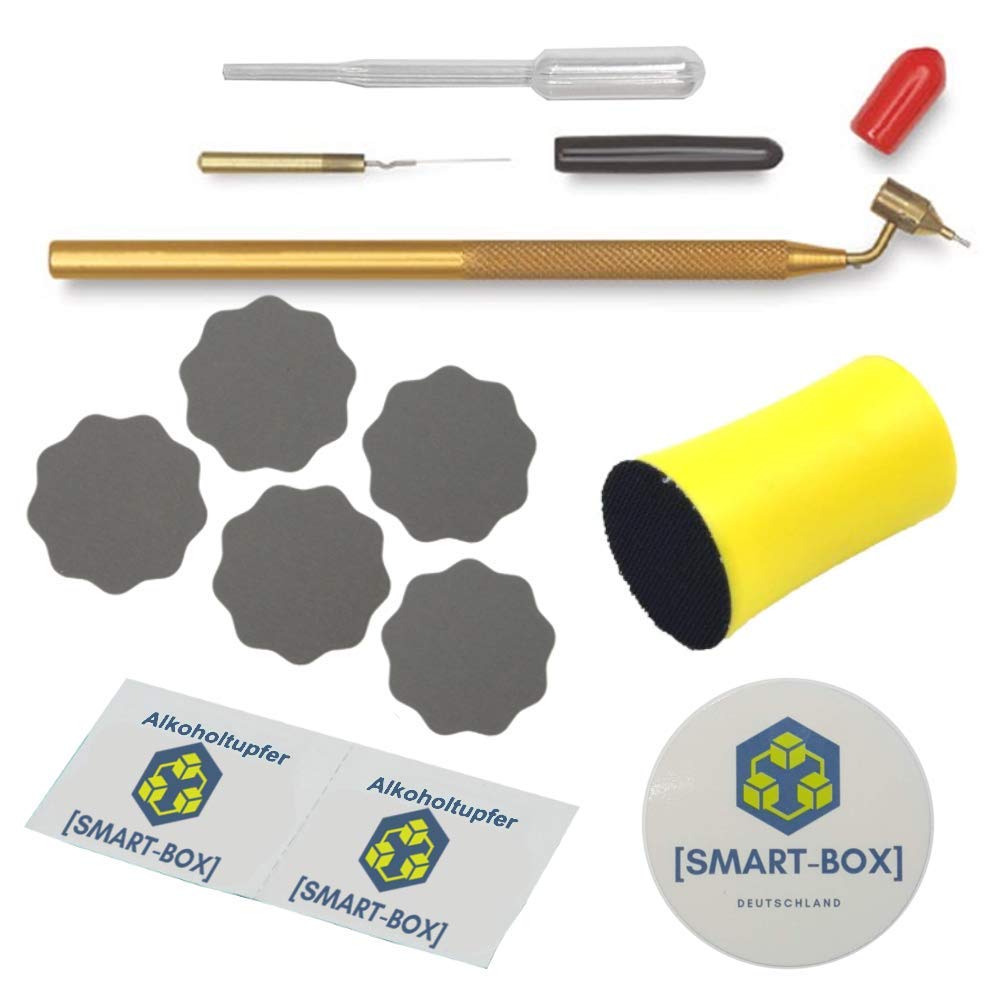 Paint Repair Set - Professional Painting Pen for Car Paint & Rims | with Detailed Instructions | Loew Cornell Fine Line Painting Pen | Kemper Fluid Writer Pen