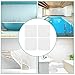 SlipStopper Non Slip Bathtub Stickers 28 PCS Adhesive Anti Slip Shower Stickers for Bath Tub, Bathroom, Stairs with Premium Scraper