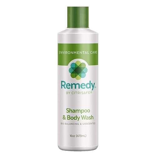 CitriSafe Remedy Bio-Balancing Shampoo  Body Wash - Gel de lavado corporal y champú clarificante para acumulación sin fragancia 16 onzas