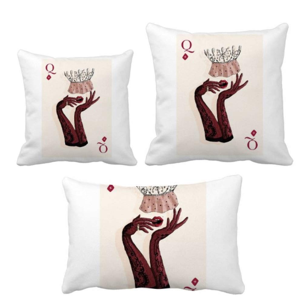 Housse de coussin jetez des coussins Diamond Q pour deco