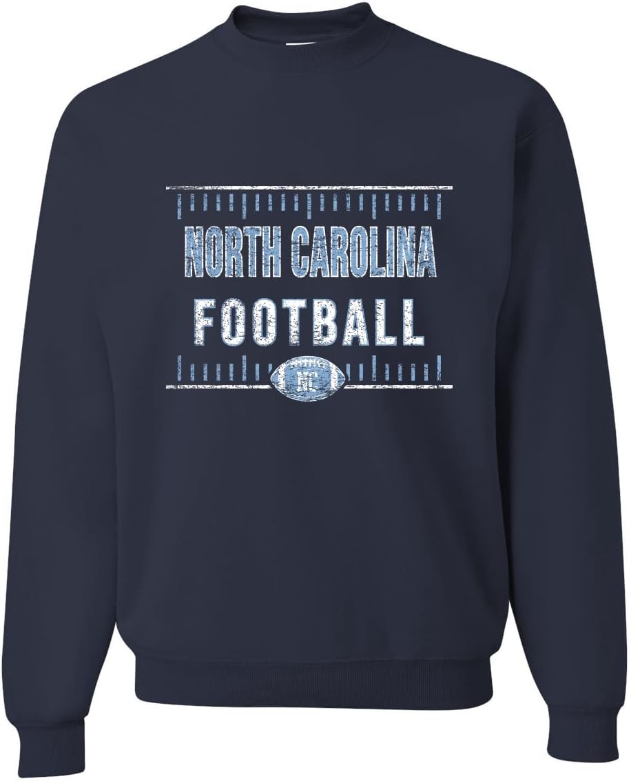 College Football Fan Shirt, Vintage Distressed Field, Retro USA Sports Unisex Crewneck Sweatshirt