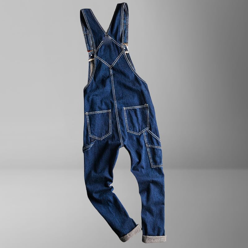 Combinaison longue en denim homme ample : dites adieu aux jeans serrés - 2