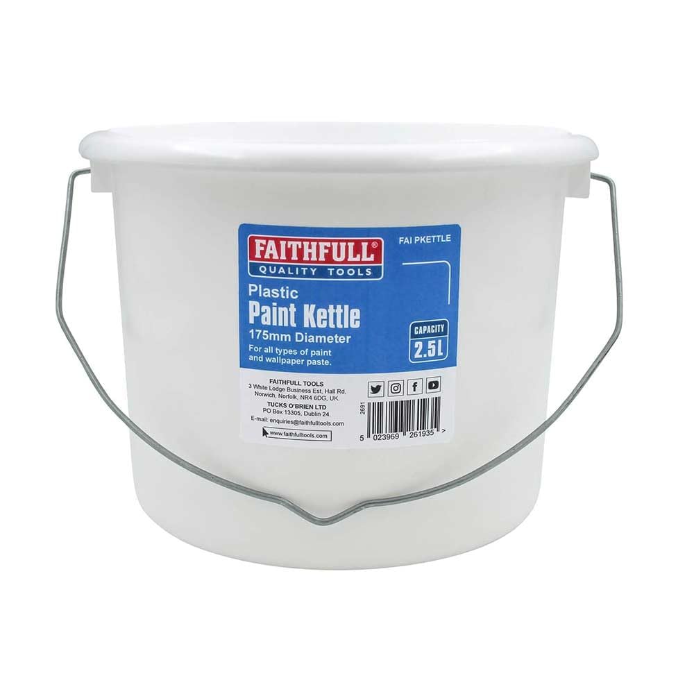 Faithfull Faipkettle Paint Kettle Plastic 2.5 Litres. 5023969261935