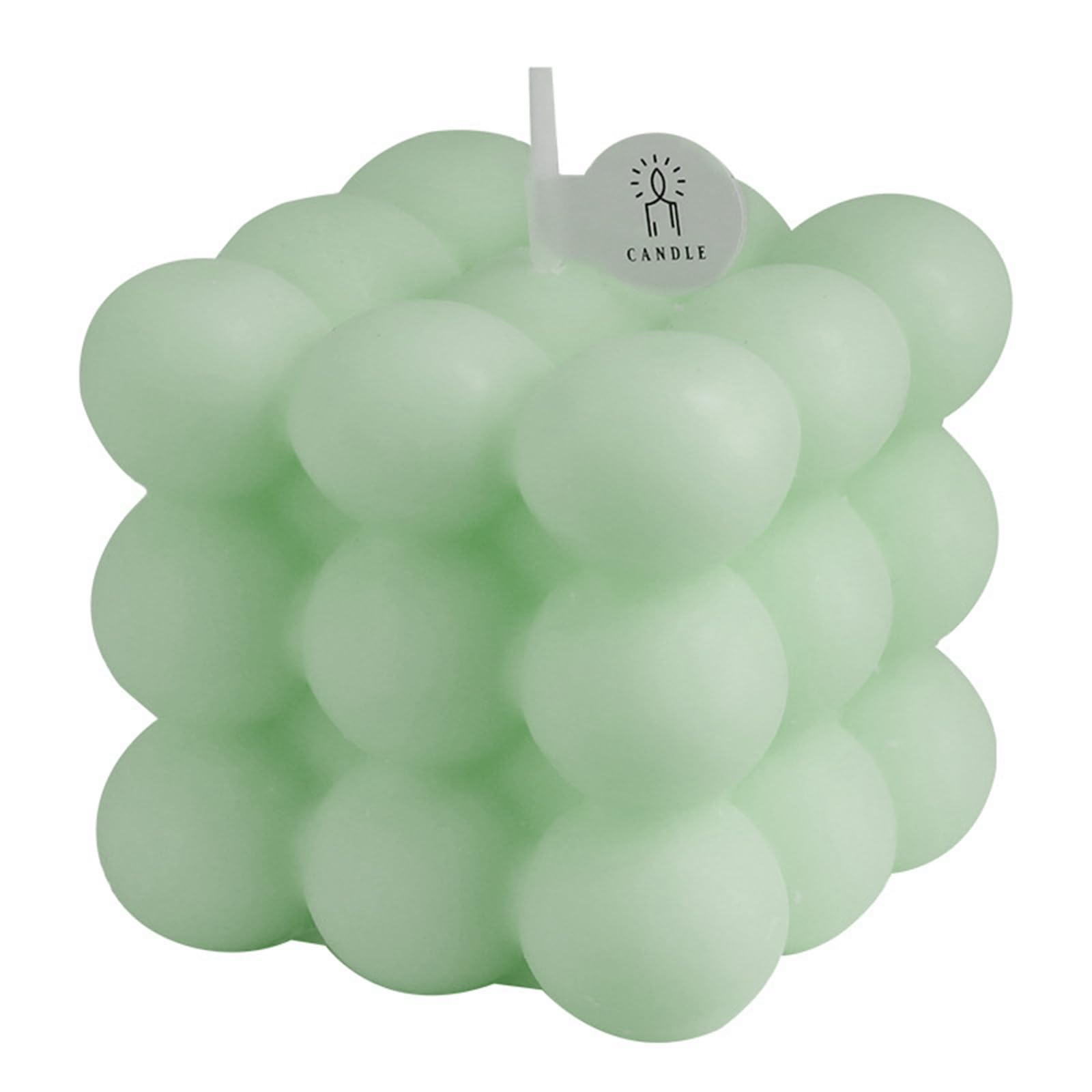 Sueale Grün Scent Cube Candle Soy Wax Candle Home Decorative Large Cube Bubble Candles For Aroma And Birthday Gifts