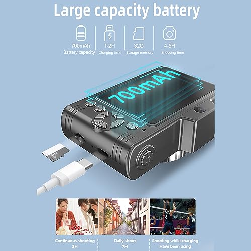 Cámara Digital Andoer 1080P 48MP Compacta y Recargable Azul - Fernando Cortés Cámara Digital Andoer 1080P 48MP Compacta y Recargable Azul - Fernando Cortés