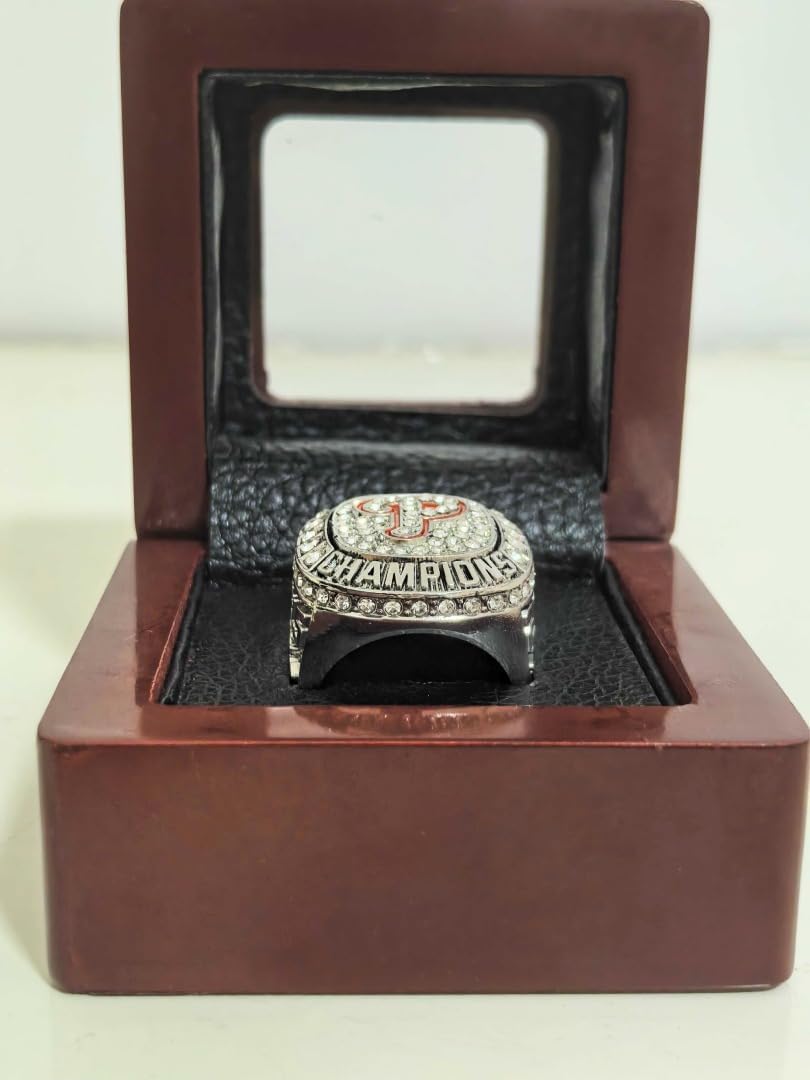 CLASSIC SERIES PhlliyCity 2008 CHAMPIONSHIP RING #Rarity Luxury with Senior Transparent Box Commemorative Sports Fan Detail Gift - Glory Collect Various Festivals Occasions