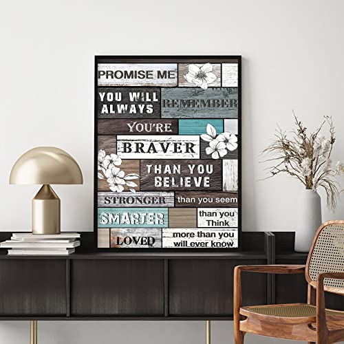Motivational Wall Art Prints Posters Positive Quotes Inspirational Quote Painting Farmhouse Motivational Wall Decor For Bedroom Affirmation Poster Print Inspirational Quotes Artwork 16X24Inch No Frame #TOP5