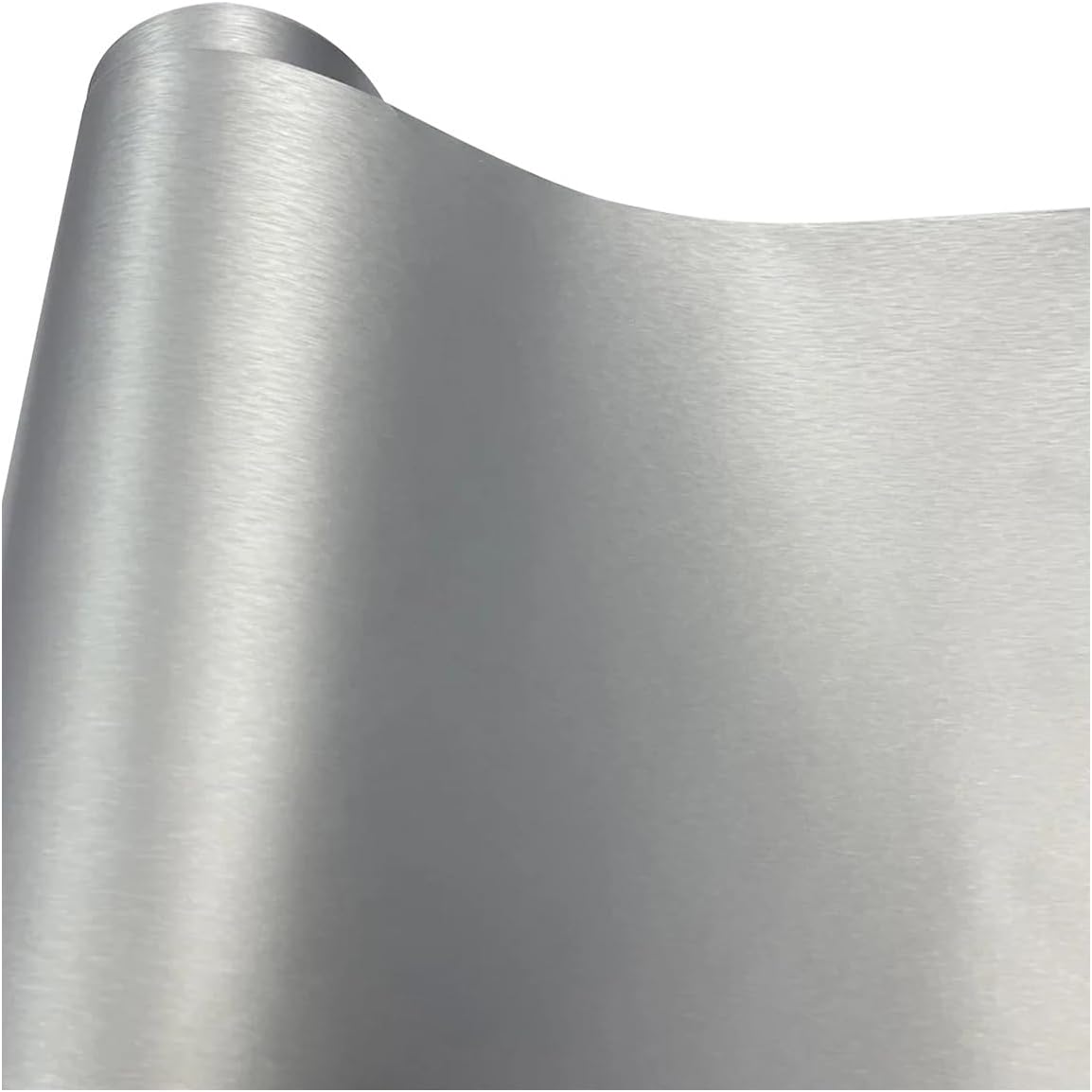 50x152cm Gold Solid Color Aluminum Brush Car Sticker, Self Adhesive Car Wrap Vinyl Film, Air Release Decal Sheet