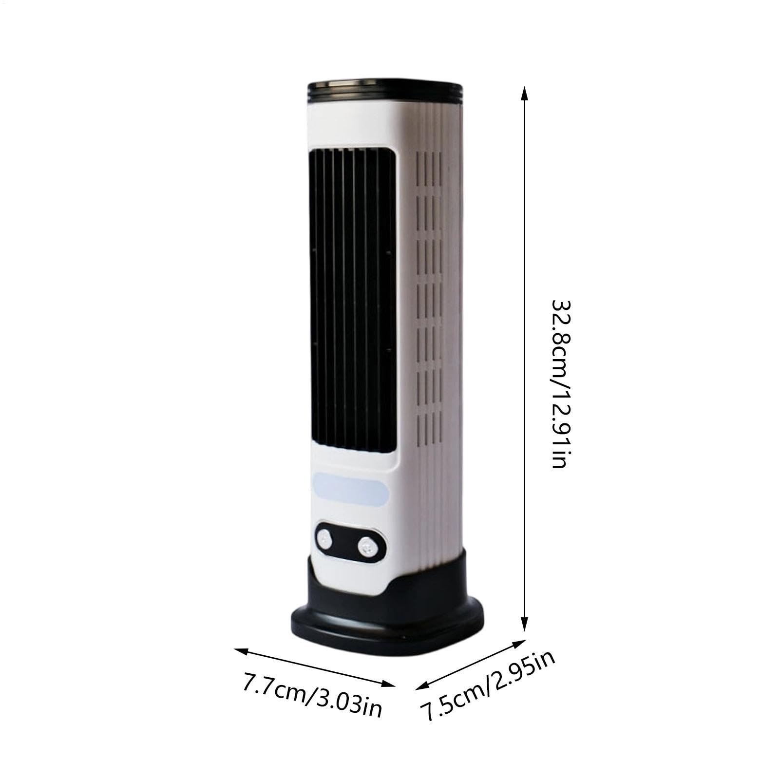 Ventilador vertical, soplador de de piso de 5 velocidades, carga USB, ventilación ajustable, torre de ventilador de pie de bajo ruido, para camping, playa, oficina, escritorio, cocina