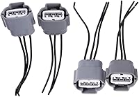 Vista 2 de 4 PCS Conectores de Arnés de Cableado de Bobina de Encendido Aptos para Nissan Altima Sentra Infiniti Suzuki