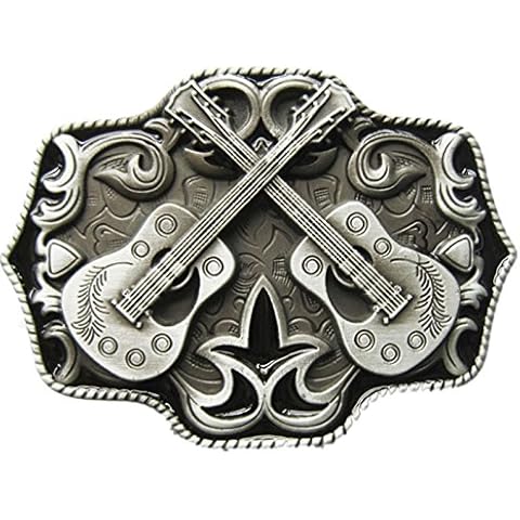 JEAN'S FRIEND Skull Country Music Guitar Buckle Cover