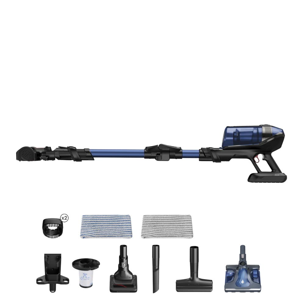Rowenta Aspirateur balai sans fil multifonction X-FORCE FLEX 12.60 AQUA RH98C0WO, Bleu
